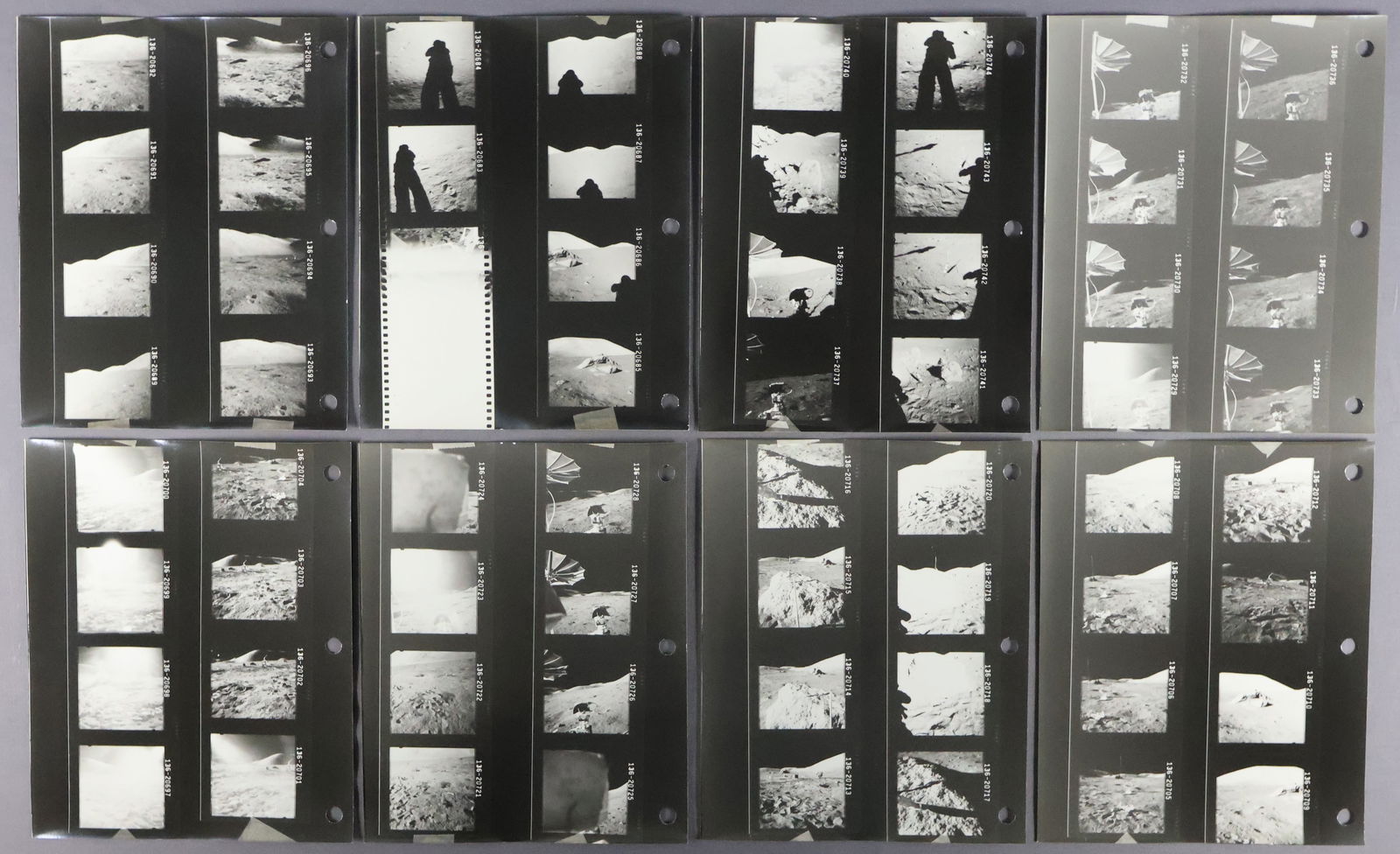 8 - Apollo 17 Lunar Surface Contact Sheets #1 (1 of 2)