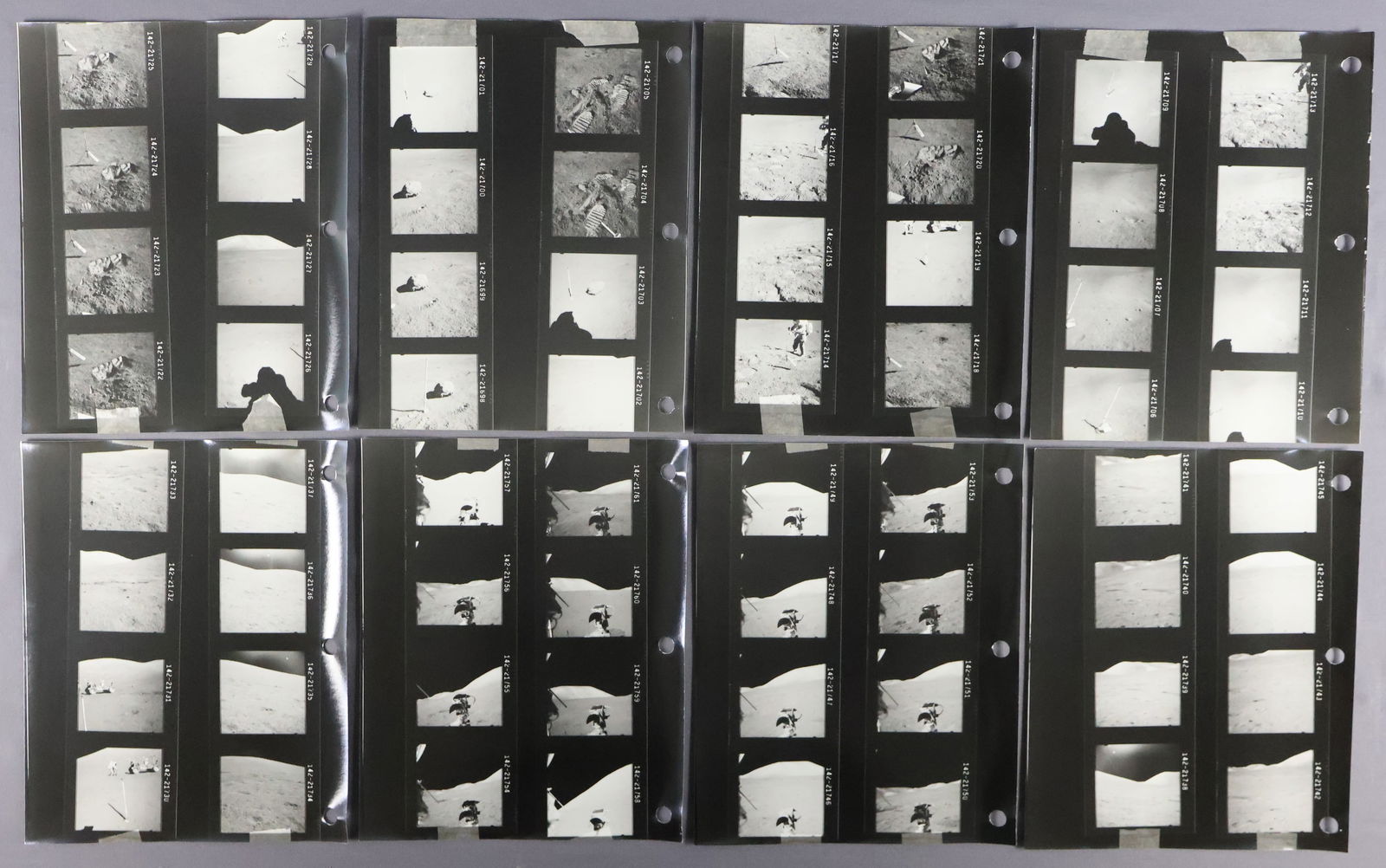 8 - Apollo 17 Lunar Surface Contact Sheets #3 (1 of 2)