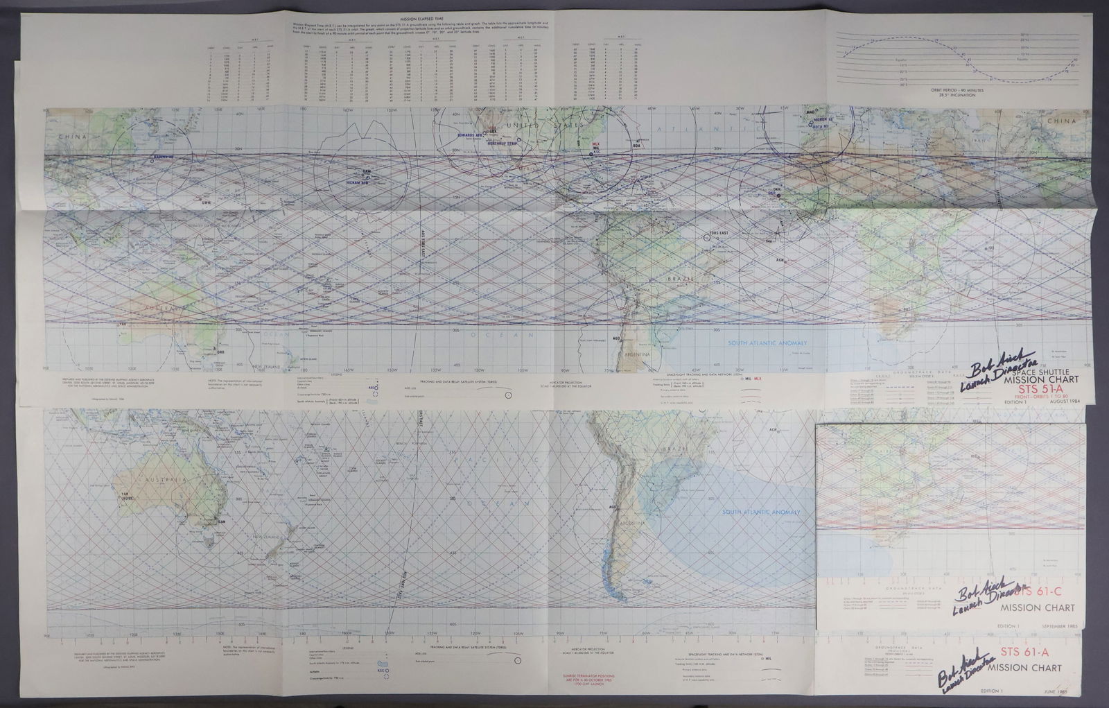 Bob Sieck's Orbital Flight Tracking Maps (1 of 2)