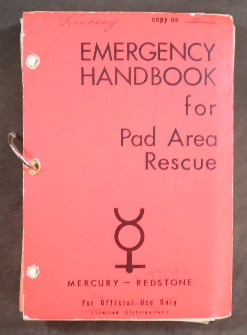 Mercury Redstone Emergency Handbook for Pad Rescue Area (1 of 6)