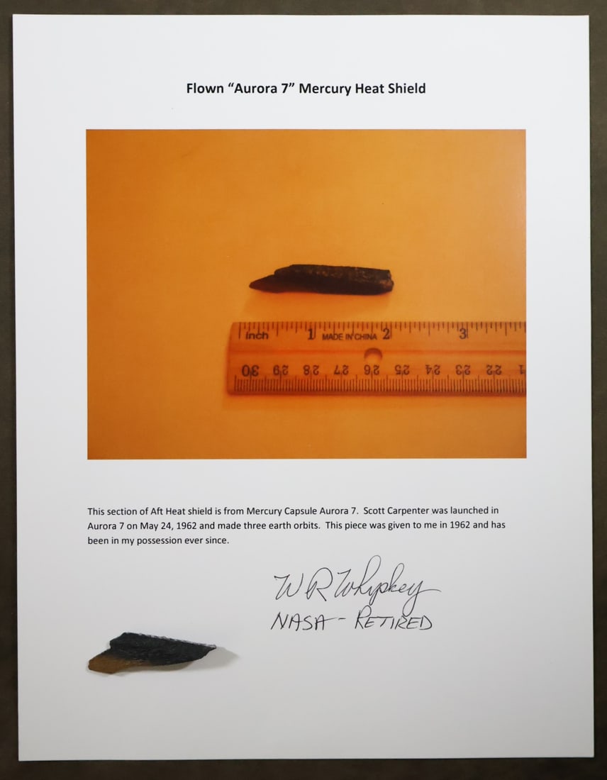 Mercury Atlas-7 Heat Shield Fragment (1 of 5)
