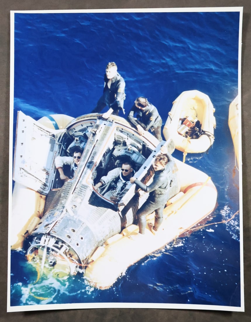 Original McDonnell Douglas Gemini GT-8 Recovery Photograph (1 of 2)