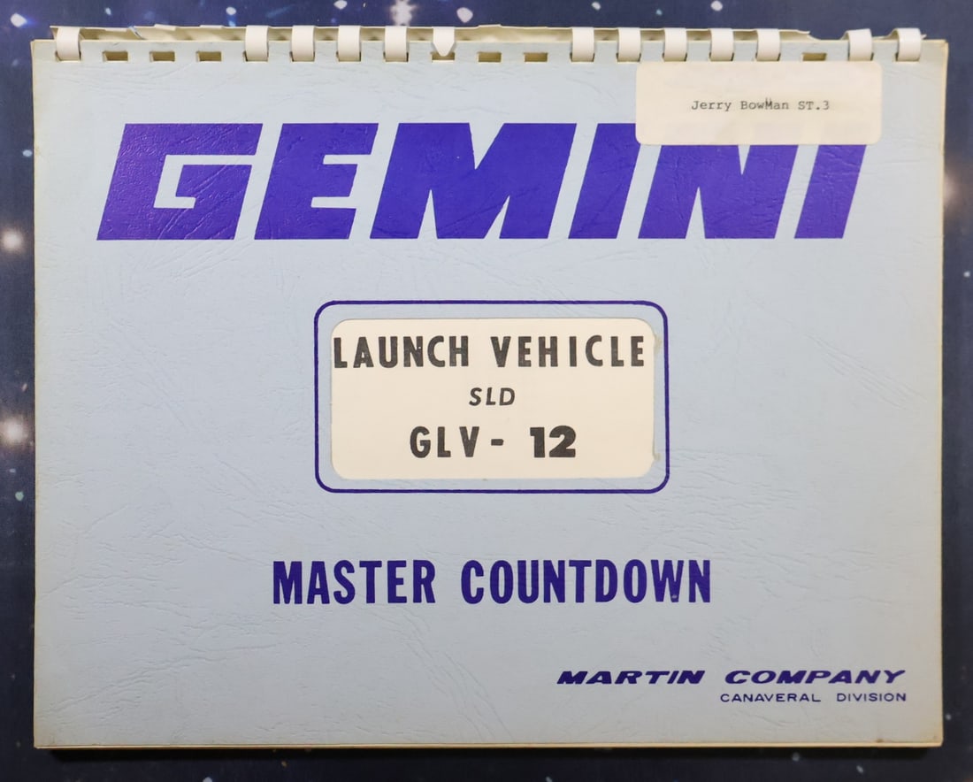 Vintage Gemini GLV-12 Master Countdown Manual (1 of 5)