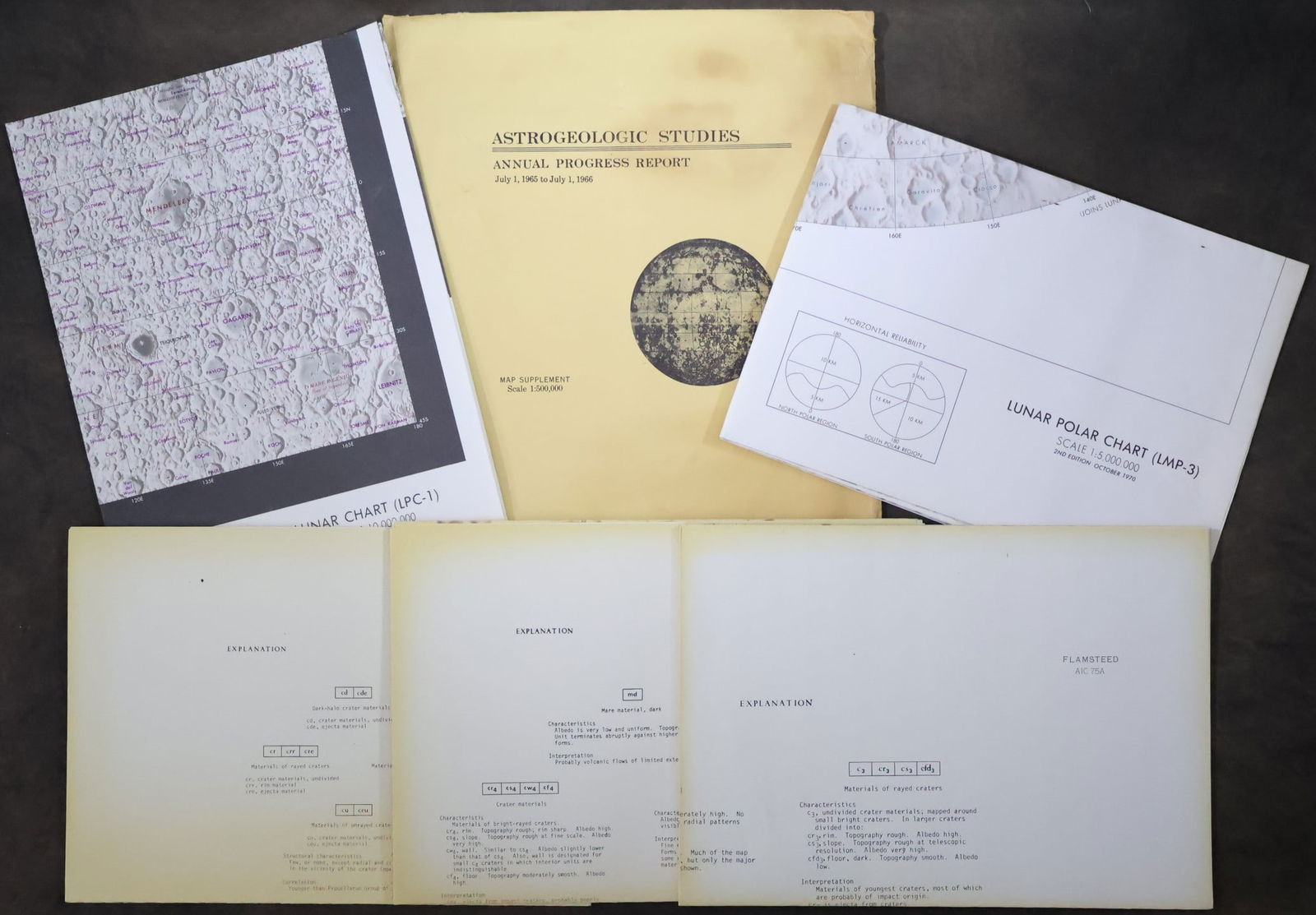 11 - NASA Geologic Maps of the Moon & Survey Charts (1 of 6)