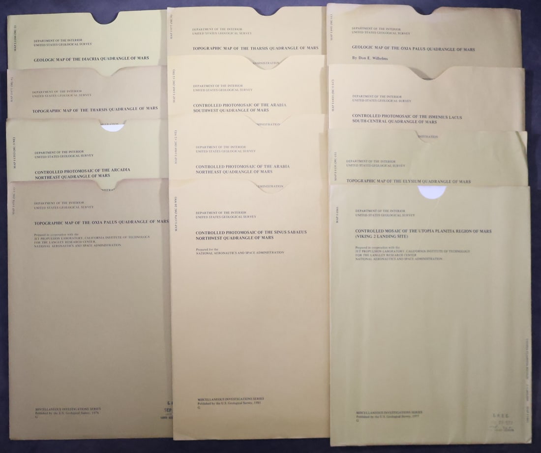 20 - Topographic & Photomosaic Maps of the Mars (1 of 4)