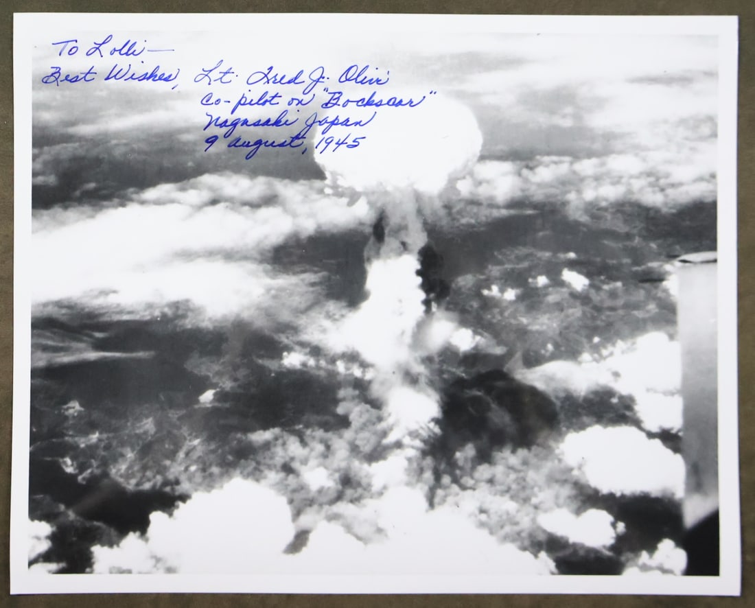 Fred Olivi Signed Nuclear Blast Photograph (1 of 2)
