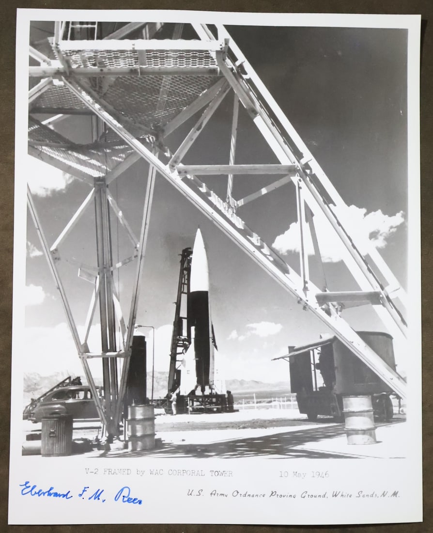 Dr. Eberhard Rees (V-2) Signed Photograph (1 of 2)