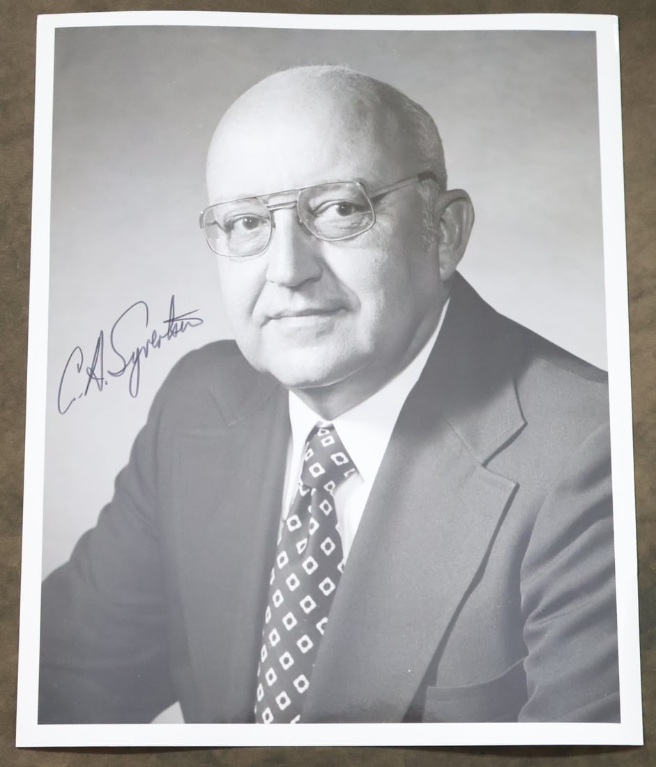 Clarence A. Syvertson (Director of Ames) Signed Photograph (1 of 2)