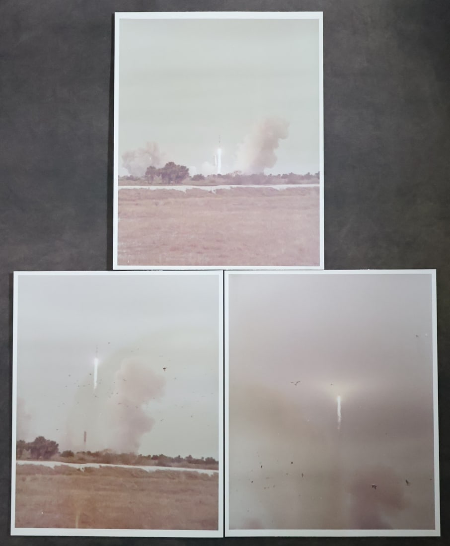 3 - Saturn V Launch Sequential Photographs (1 of 2)