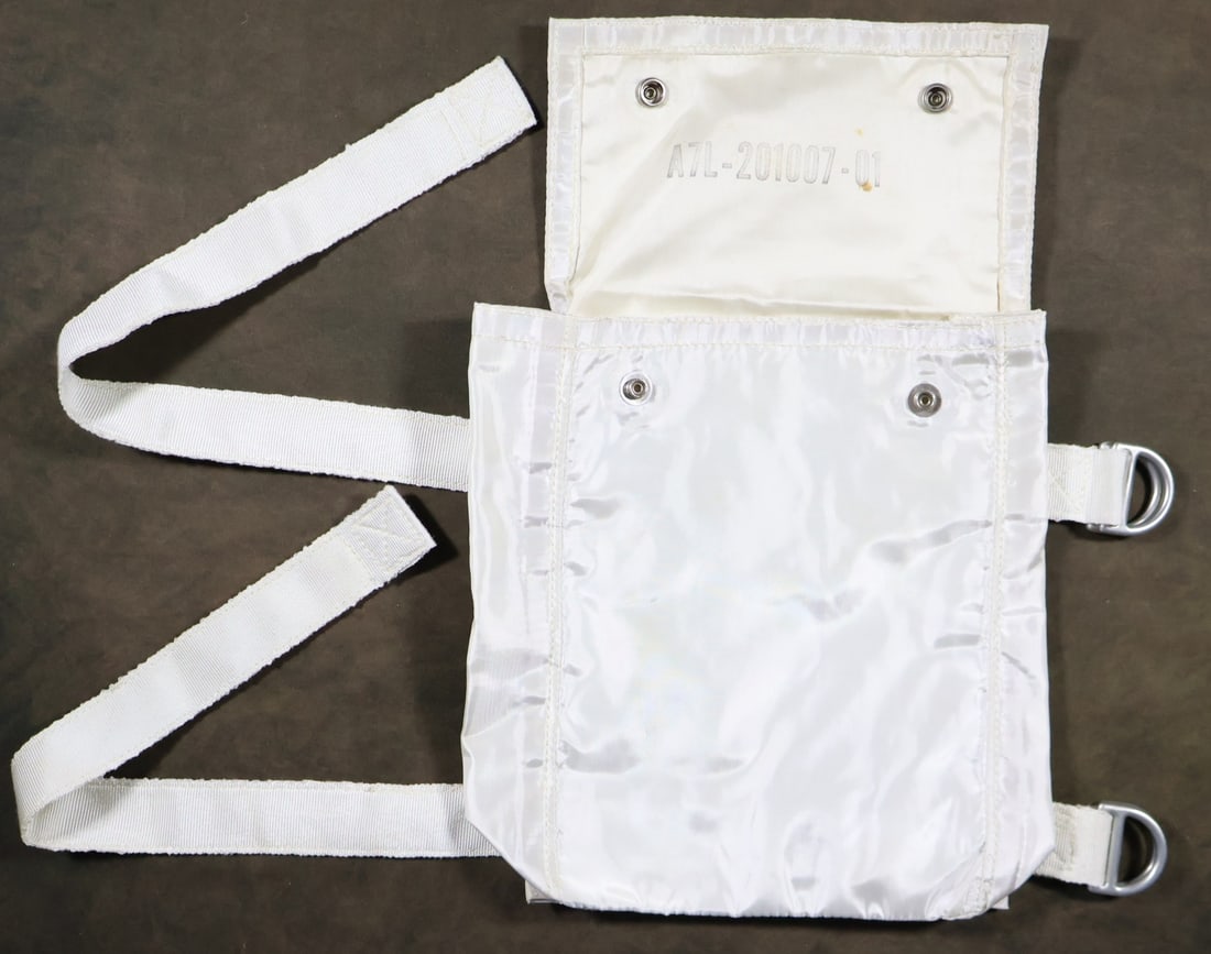 Apollo A7L Space Suit Checklist Stowage Pocket (1 of 3)