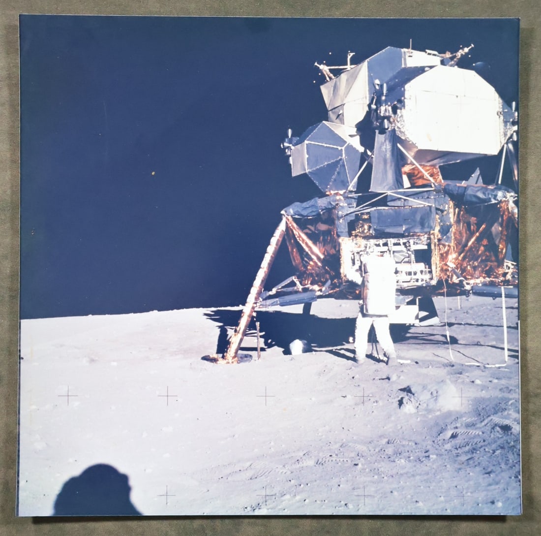 Original NASA Apollo 11 70mm Format 8"x8" Photograph (1 of 2)