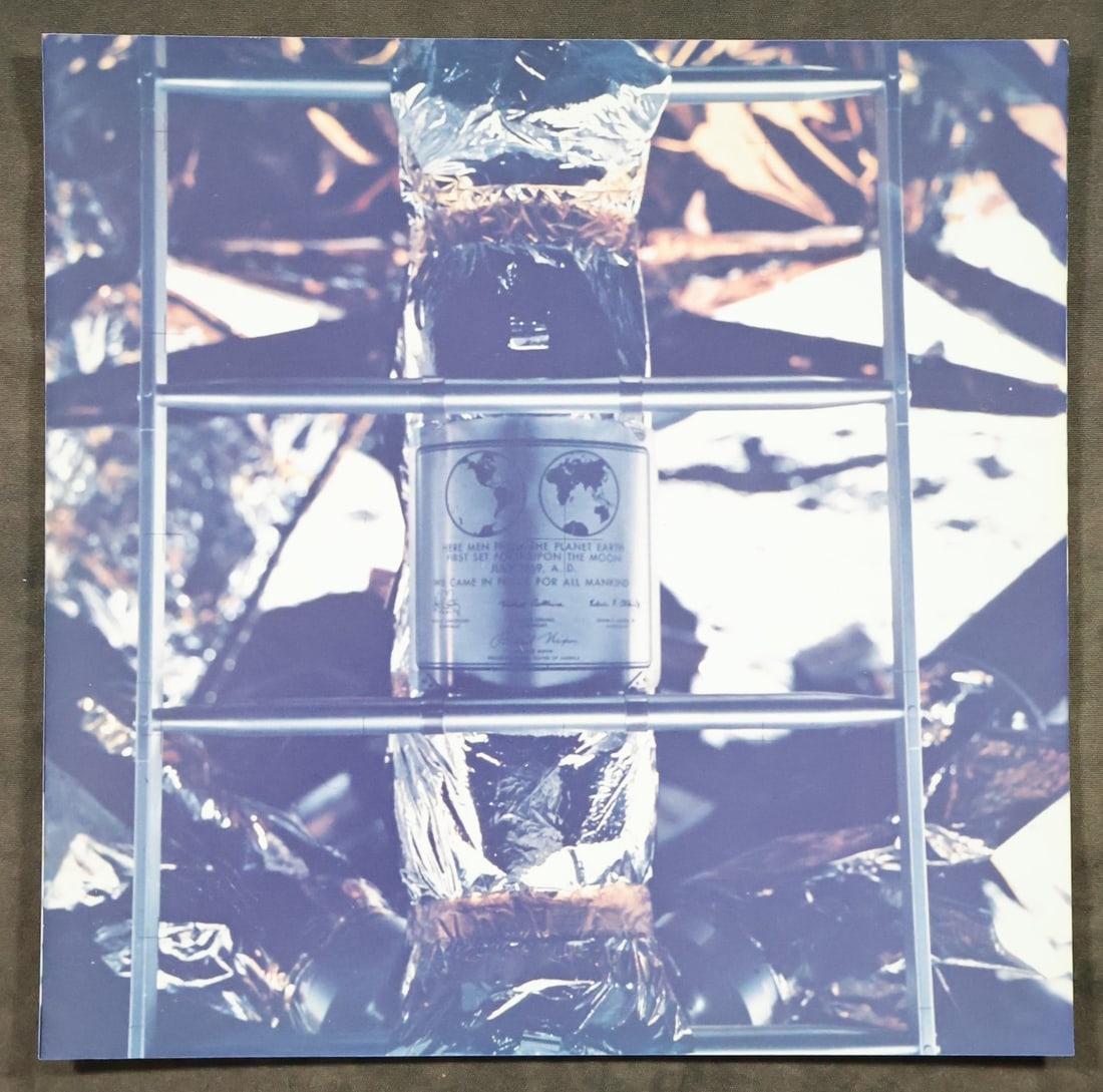 Original NASA Apollo 11 Boilerplate Plaque 70mm Format 8"x8" Photograph (1 of 2)