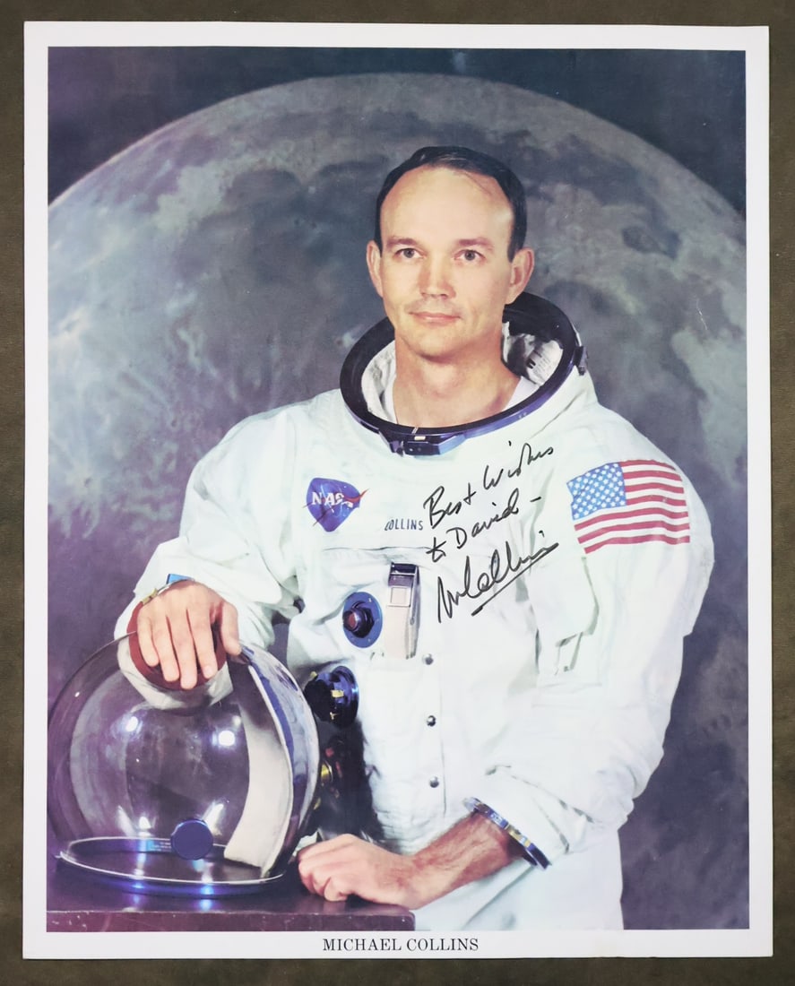 Astronaut Michael Collins Signed NASA Lithograph (1 of 2)