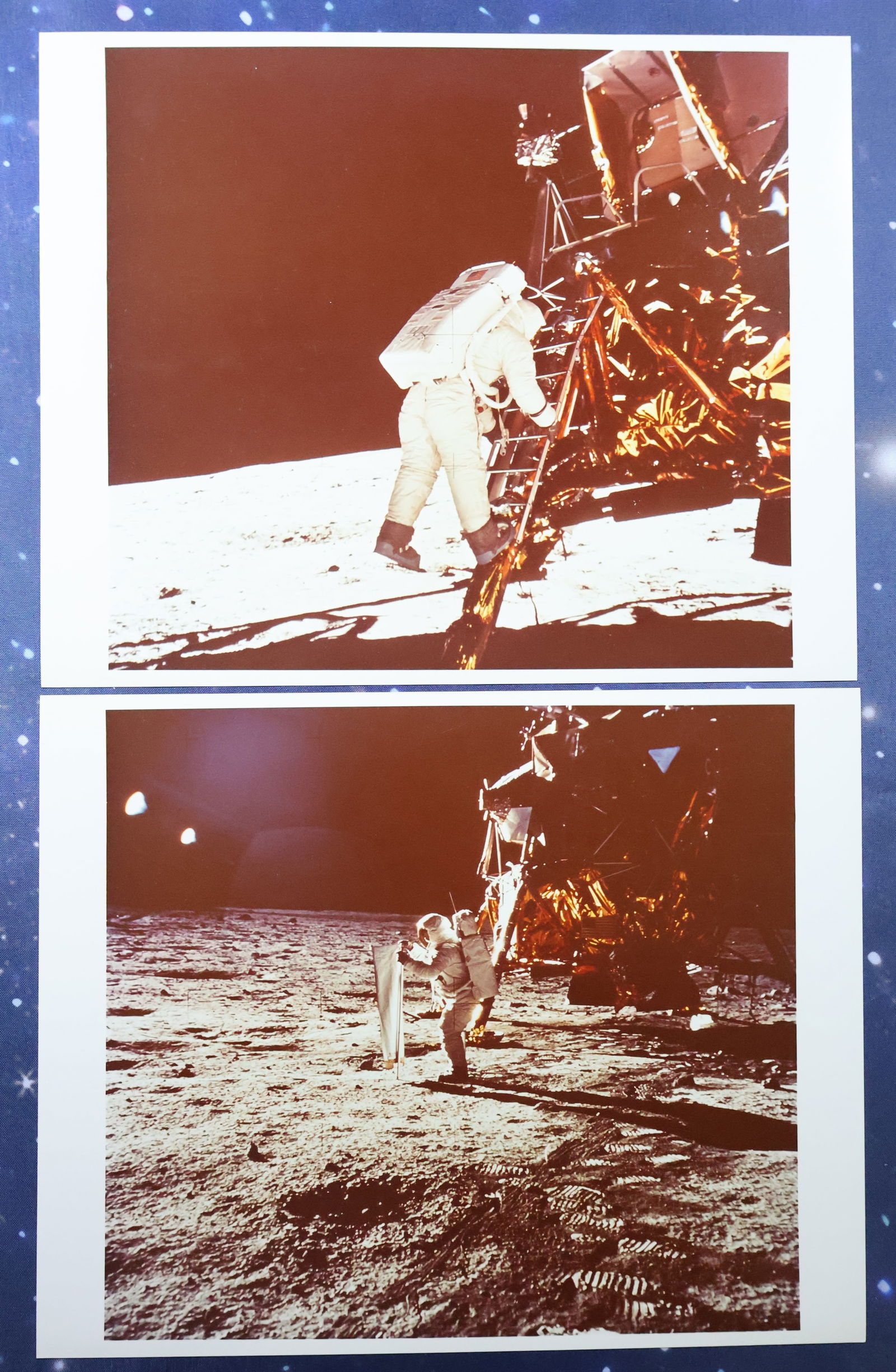 2 - Apollo 11 Lunar Surface NASA Photographs (1 of 2)