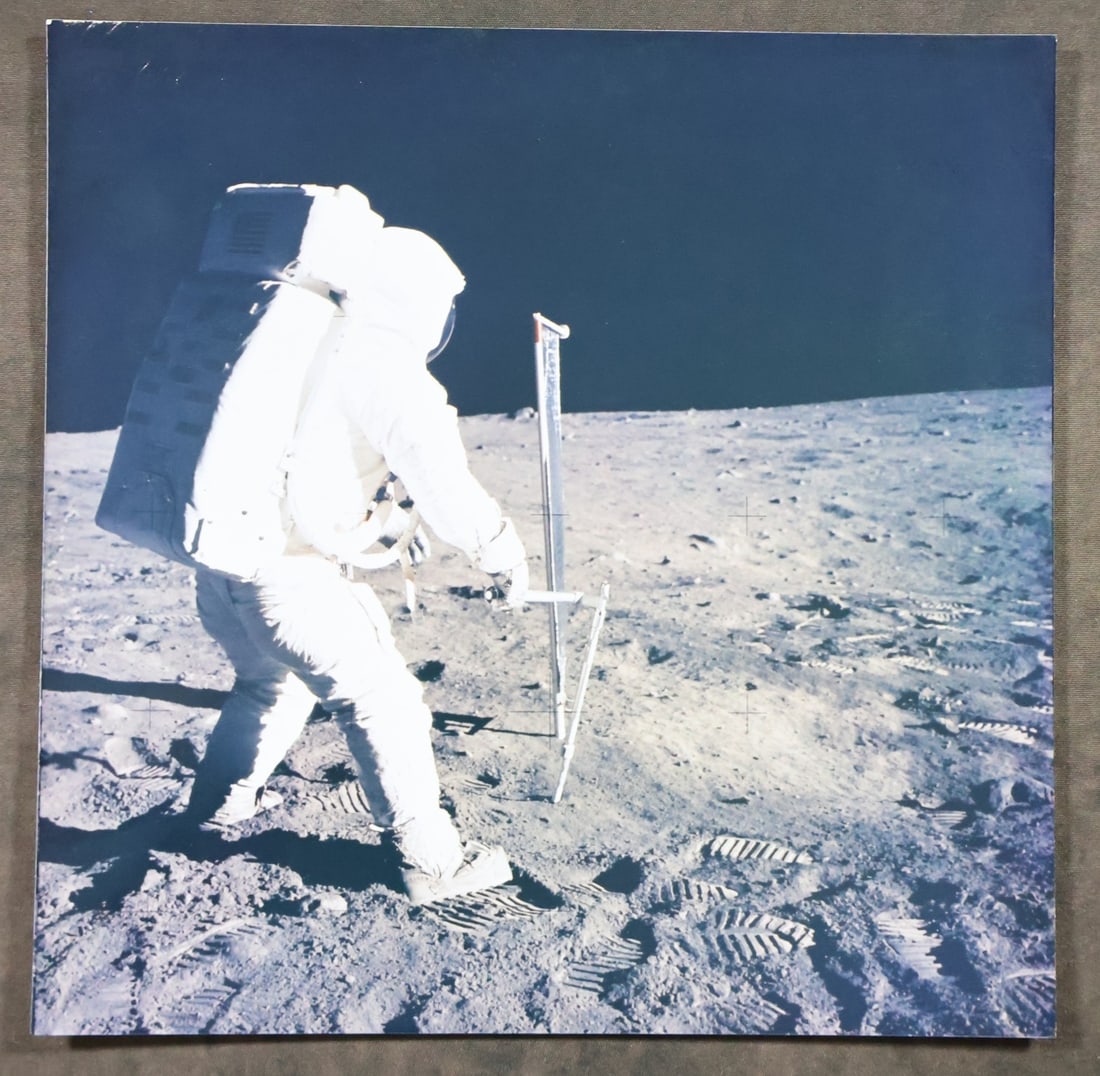 Original NASA Apollo 11 ALSEP 70mm Format 8"x8" Photograph (1 of 2)