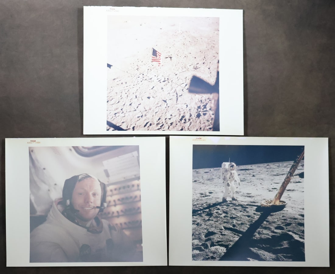 Original NASA Apollo 11 Red Numbered Photographs (1 of 2)
