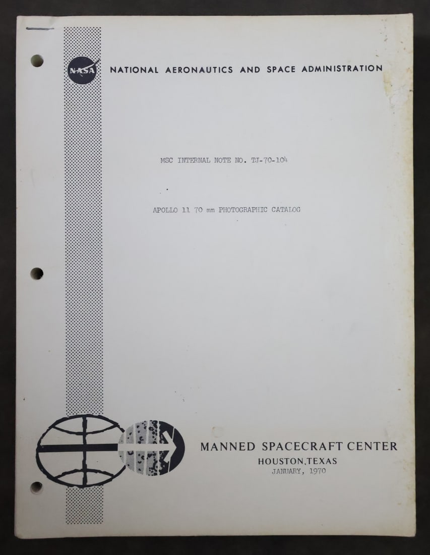 Original NASA Apollo 11 70mm Photographic Catalog (1 of 4)