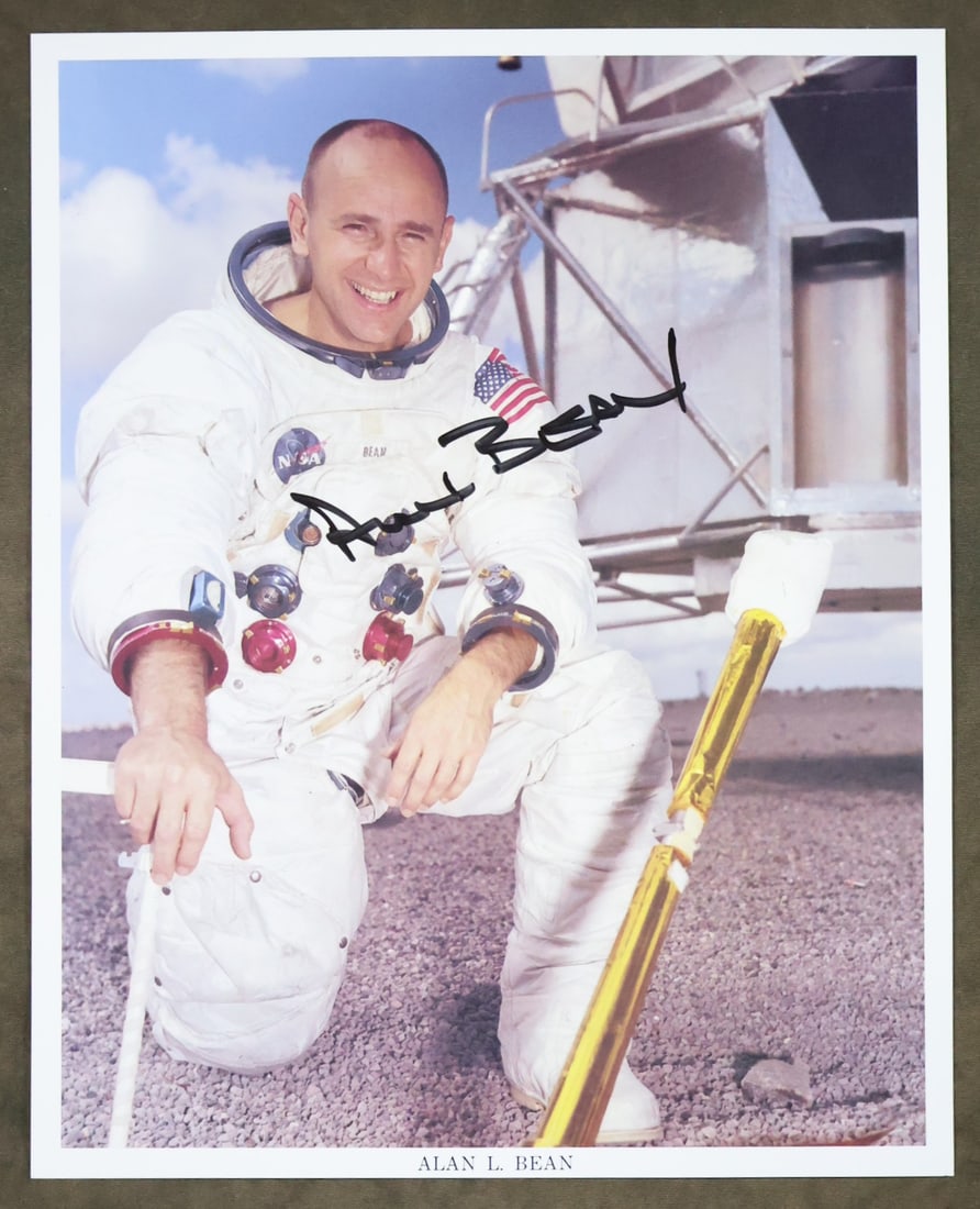 Vintage NASA Astronaut Alan Bean Signed Lithograph (1 of 2)