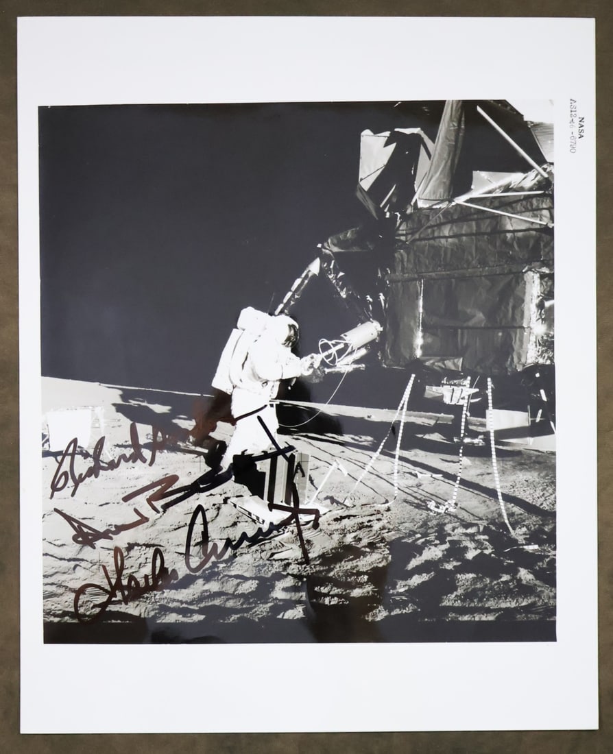 Apollo 12 Crew Signed NASA Numbered Photograph (1 of 2)