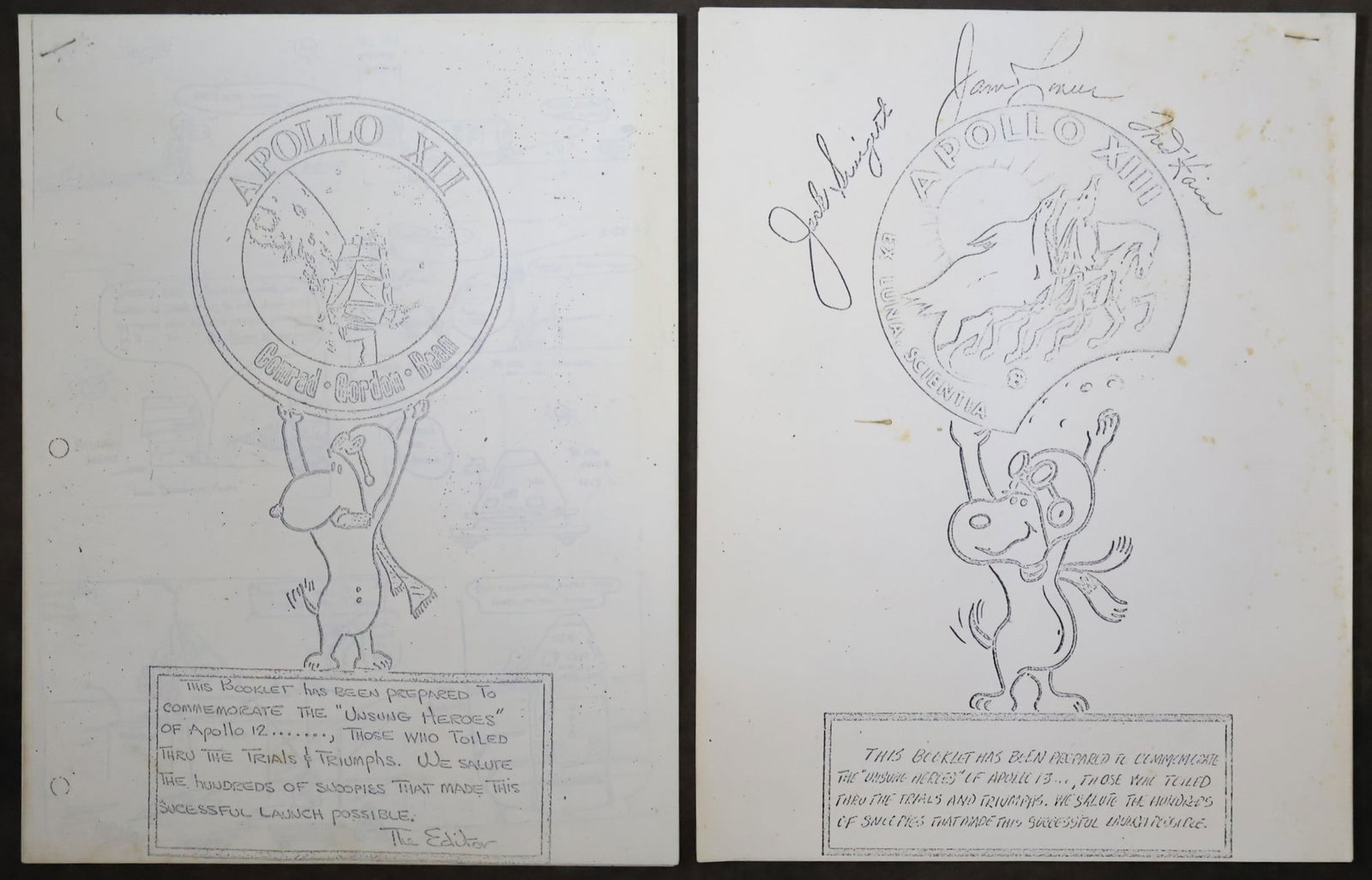 Apollo 12 & 13 Snoopy Cartoon Books (1 of 5)