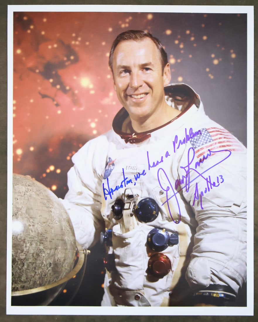 Astronaut James Lovell Signed Photograph (1 of 2)