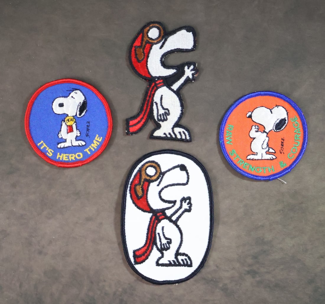 4 - Hard to Find Vintage Snoopy Patches (1 of 2)