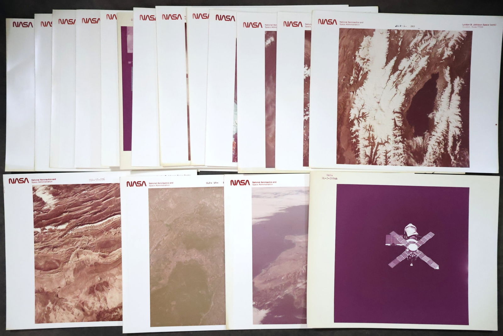 18 - NASA Skylab Red Numbered Photographs (1 of 3)