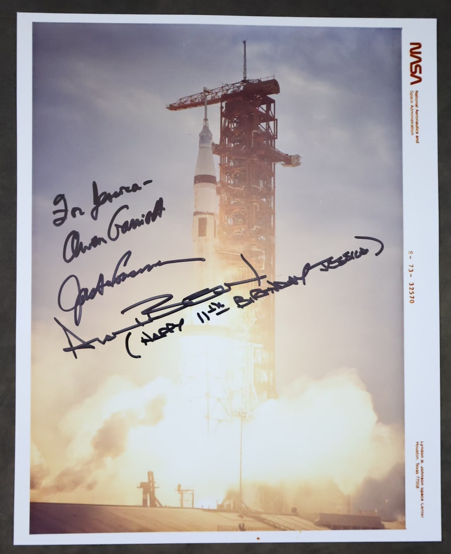 Skylab 2/3 Crew Signed NASA Red Numbered Photograph (1 of 2)