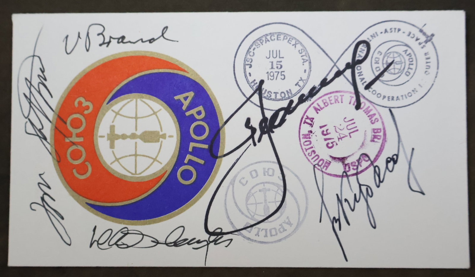 ASTP Full US/USSR Signed Cover (1 of 2)