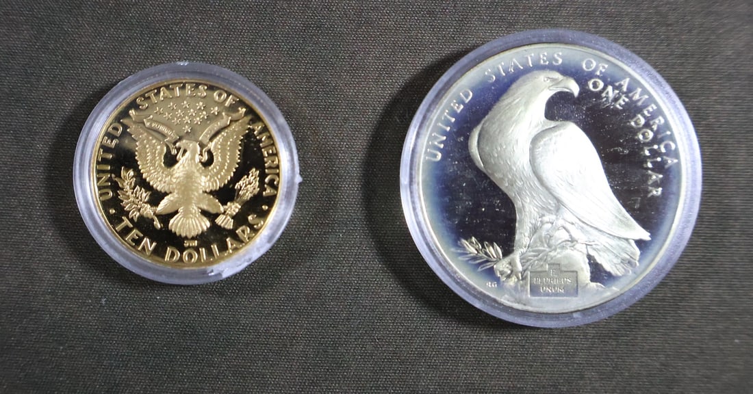 1984 U.S. Olympic Gold & Silver Coin Set (1 of 2)