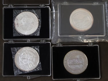 4 - Silver .999 Space Shuttle Mission Coins
