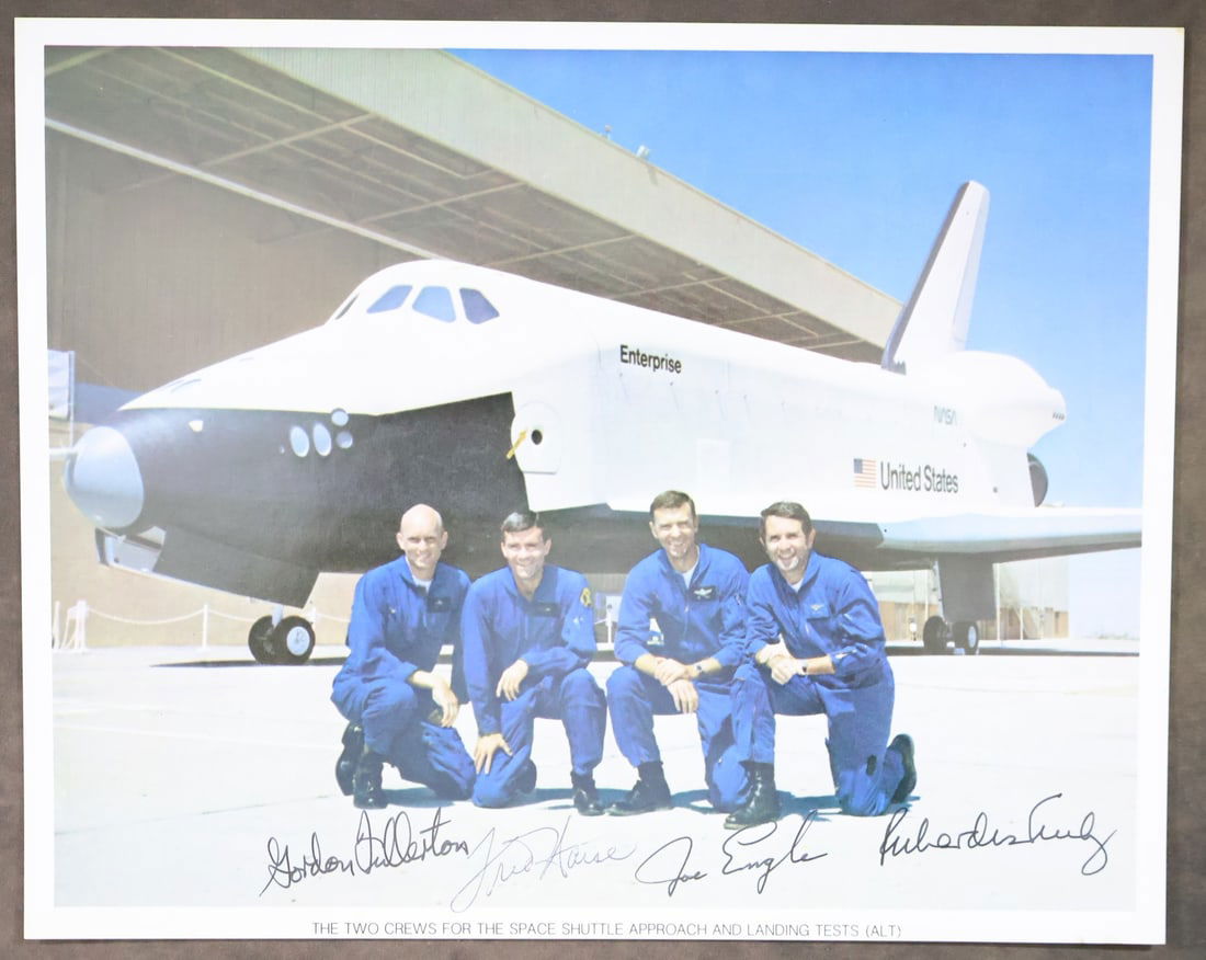 Vintage NASA ALT Full Crew Signed Lithograph (1 of 2)