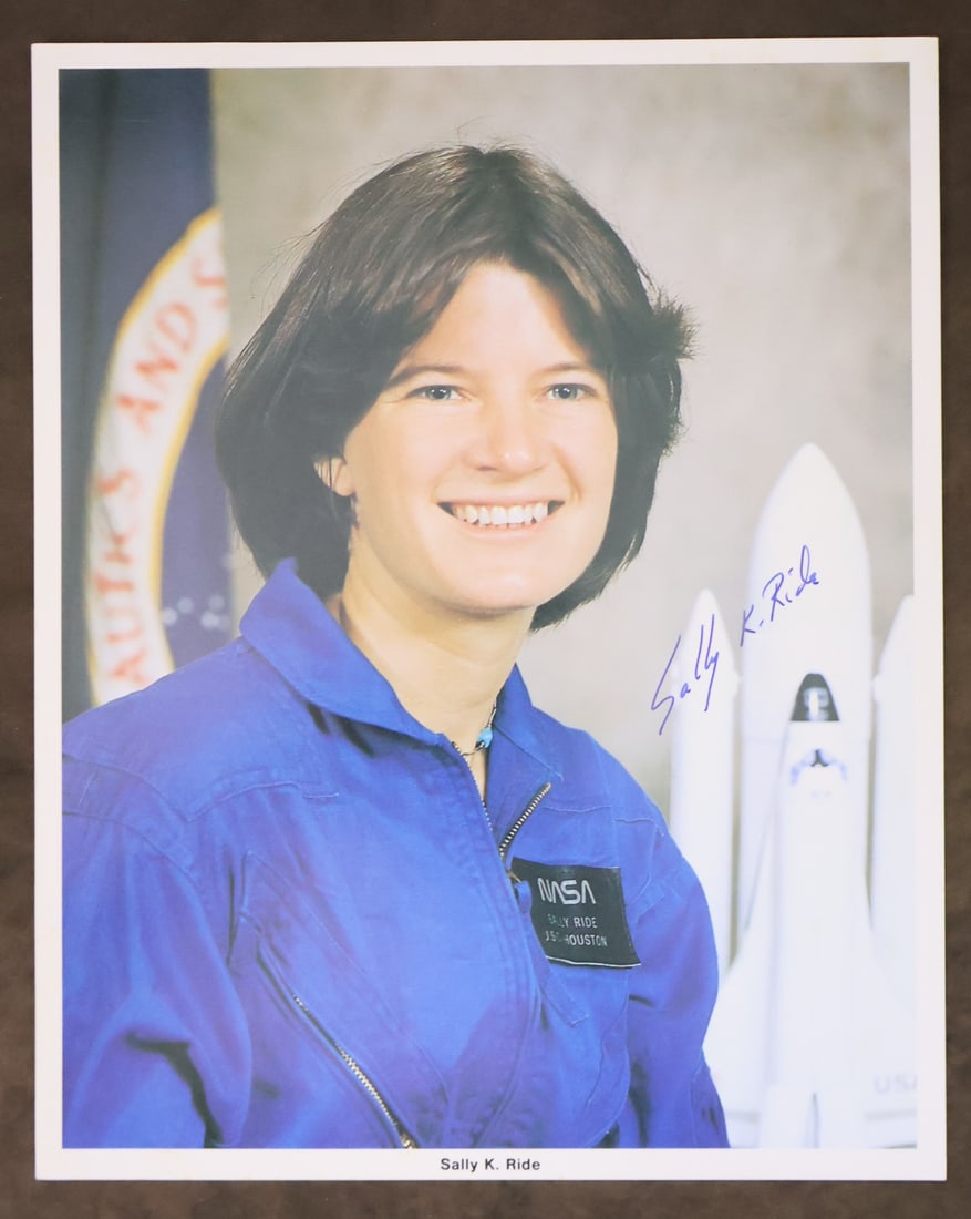Vintage NASA Sally Ride Signed Lithograph (1 of 2)