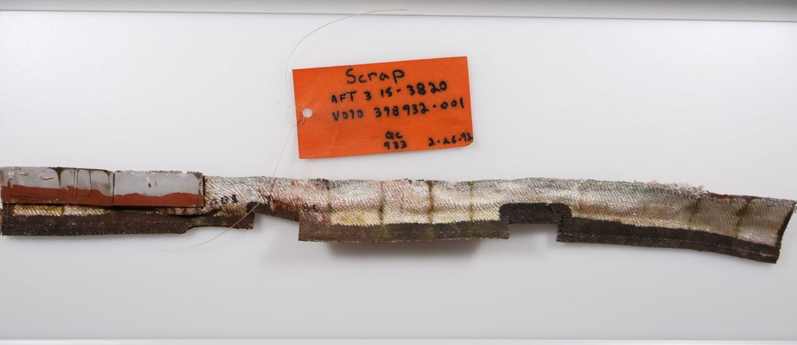 Flown Space Shuttle Horse Collar Gap Filler with Disposal Paperwork (1 of 4)