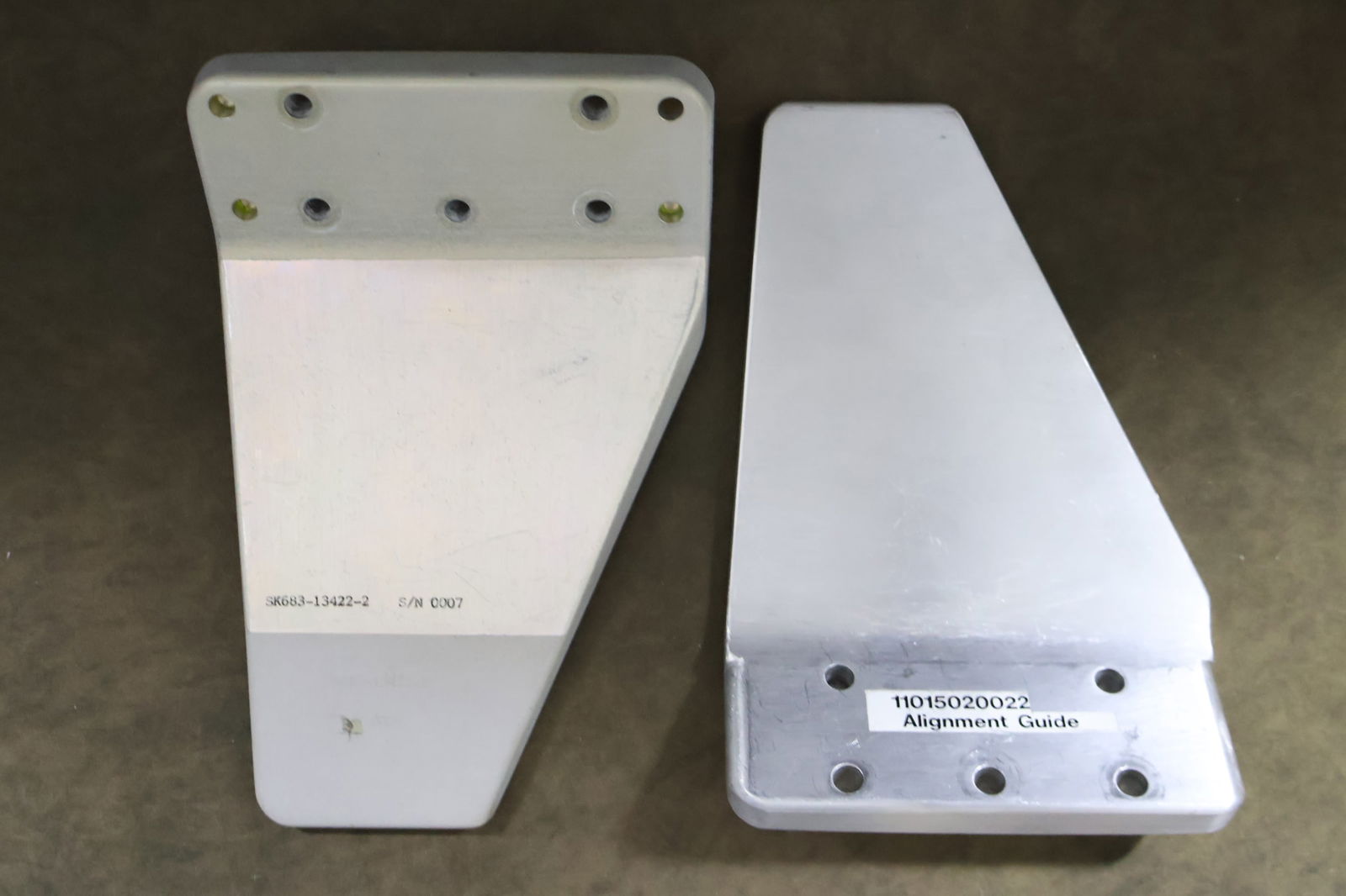 A Pair of Space Shuttle Payload Alignment Guides (1 of 5)
