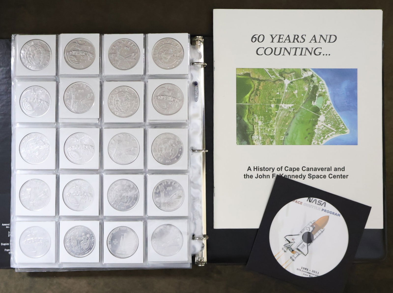 Space Shuttle Program Commemorative Coin Set: This is a wonderful collection of commemorative STS mission coins covering all the STS missions from the Approach & Landing Test Flight of Endeavour, STS-1 all the way through to STS-135,
