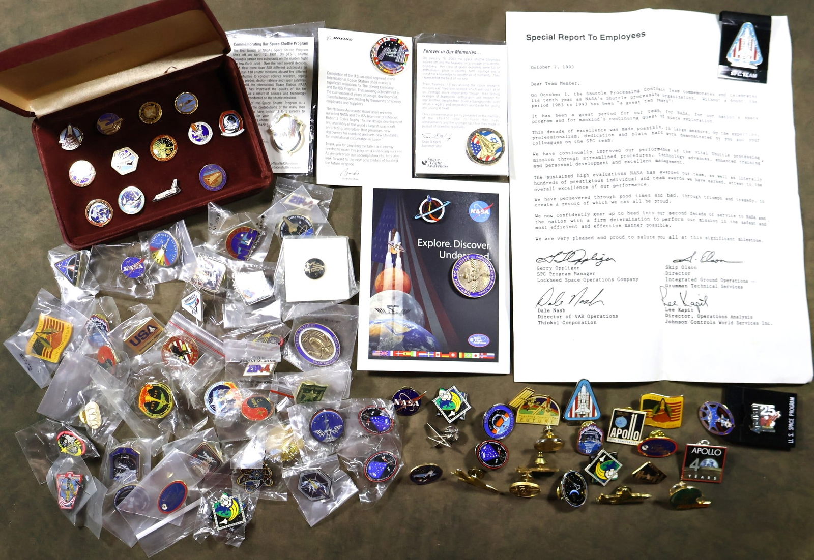 75+ Space Shuttle Era Lapel Pins (1 of 3)