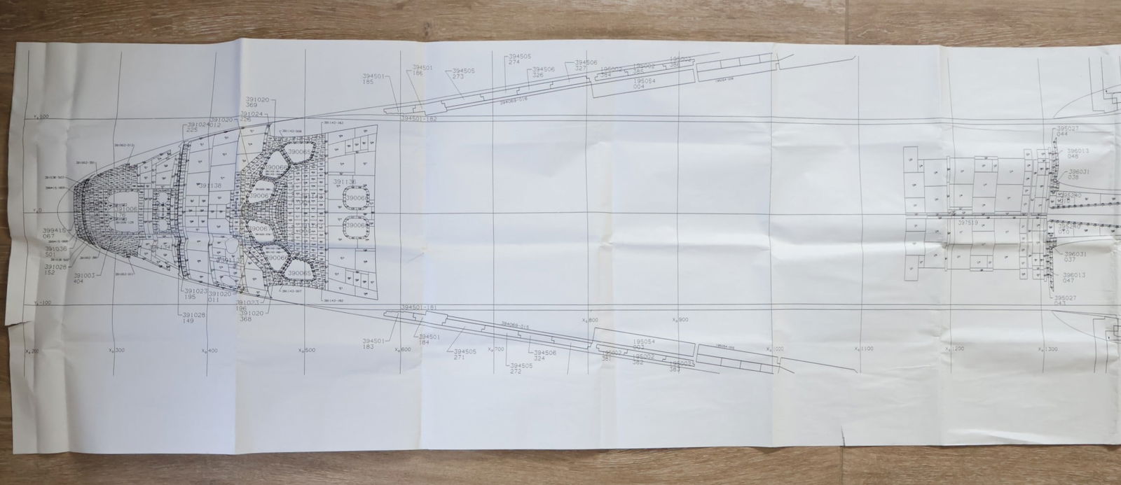 Full Set Space Shuttle Tile Location Charts (1 of 12)