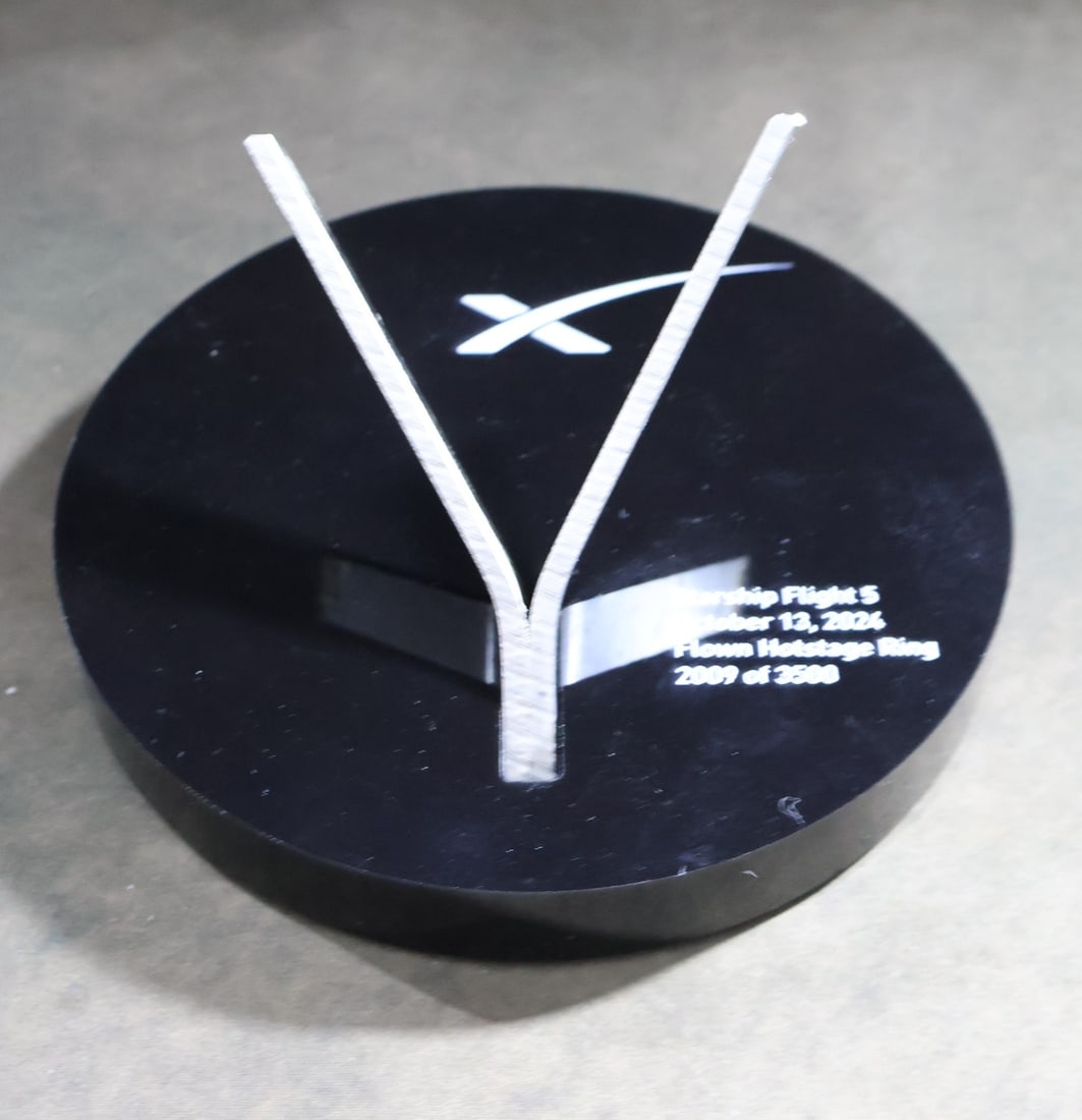 SpaceX Starship Flight 5 Flown Hotstage Ring (1 of 6)