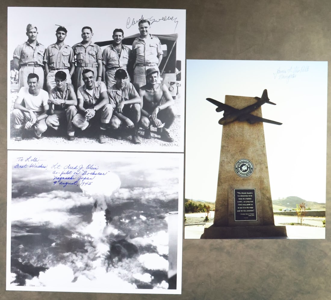 2nd Atomic Bomb Crew Signed Items - 2