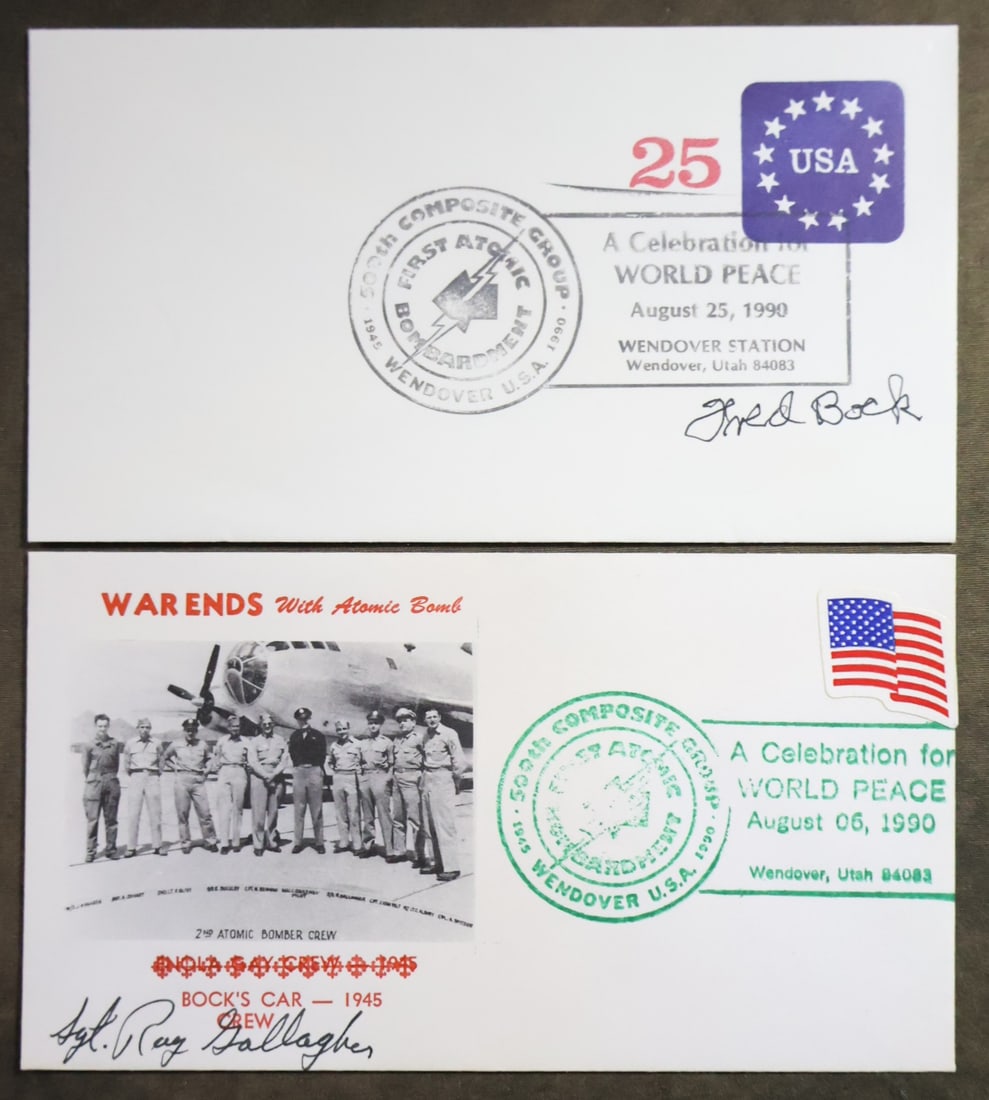 2nd Atomic Bomb Crew Signed Items - 3