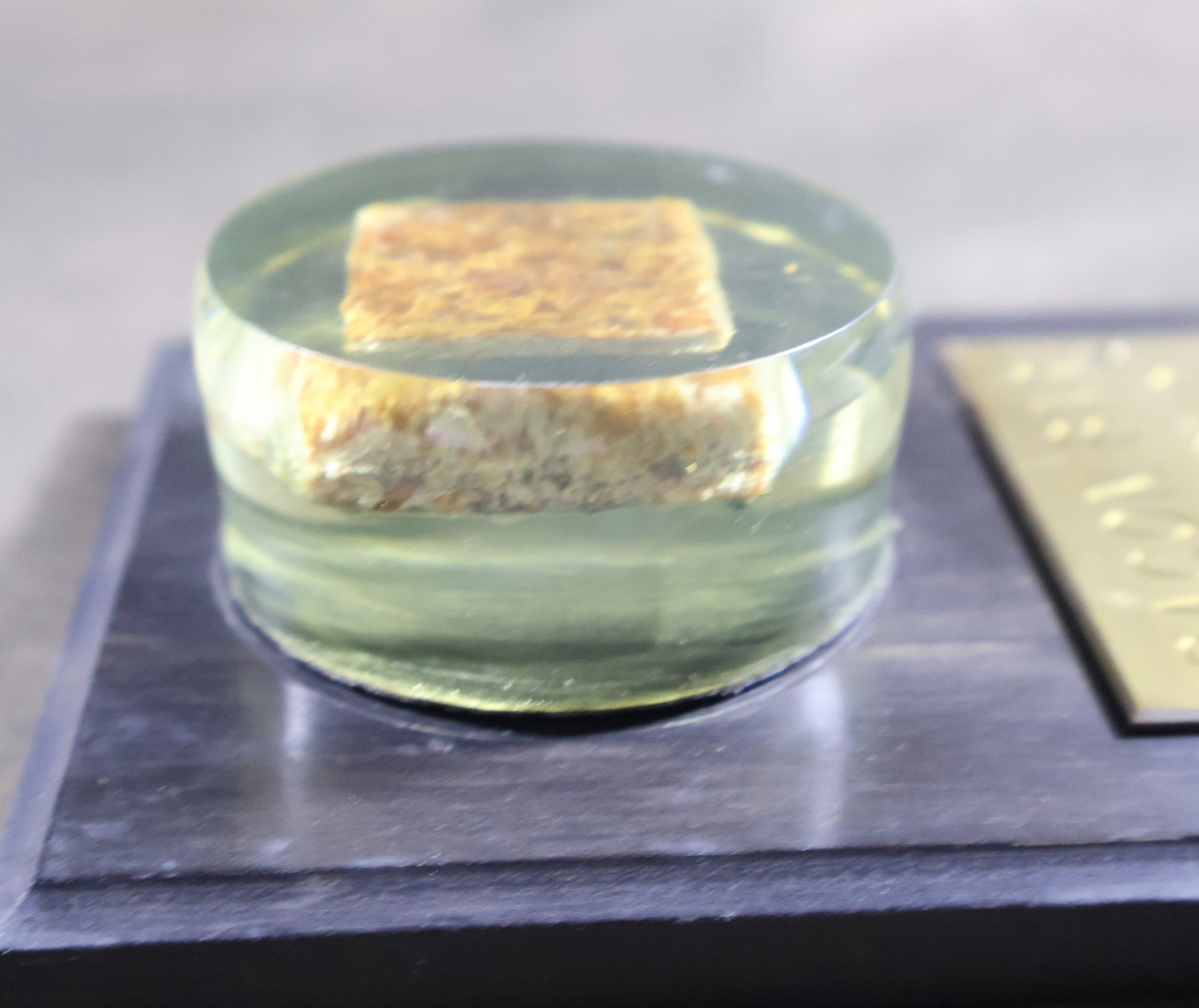 Apollo 10 Bacon Bar Lucite Display - 2