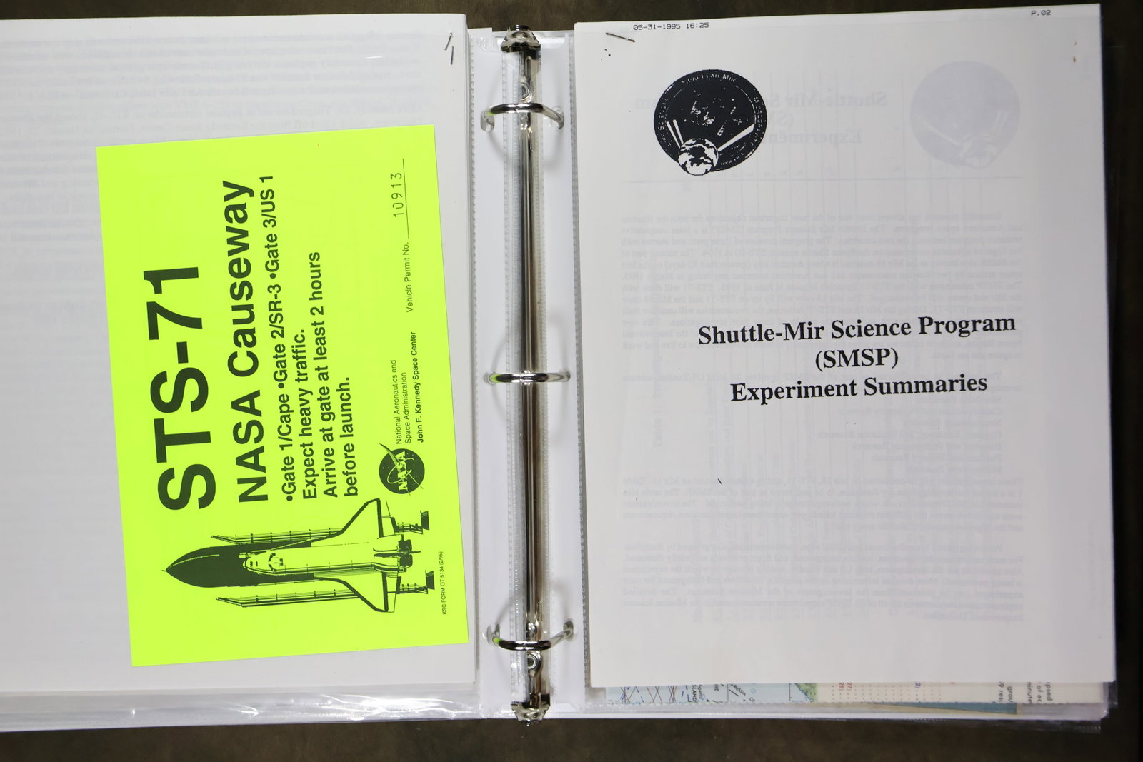STS-71 Mission Multi Signed Collection - 10