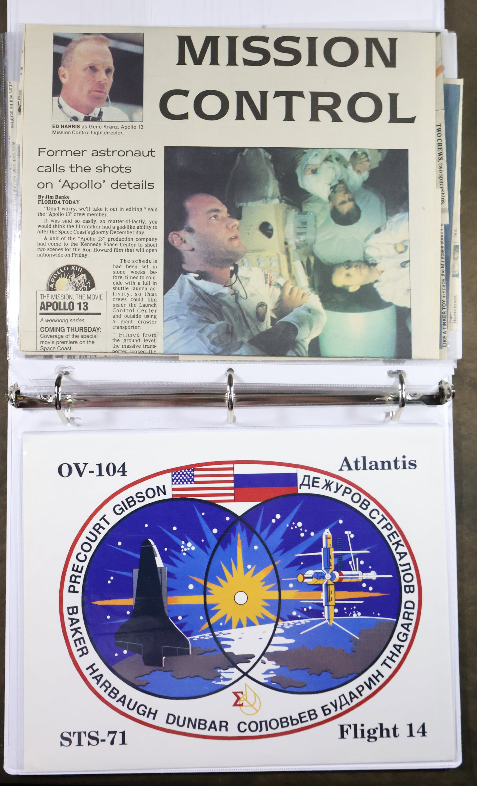 STS-71 Mission Multi Signed Collection - 13