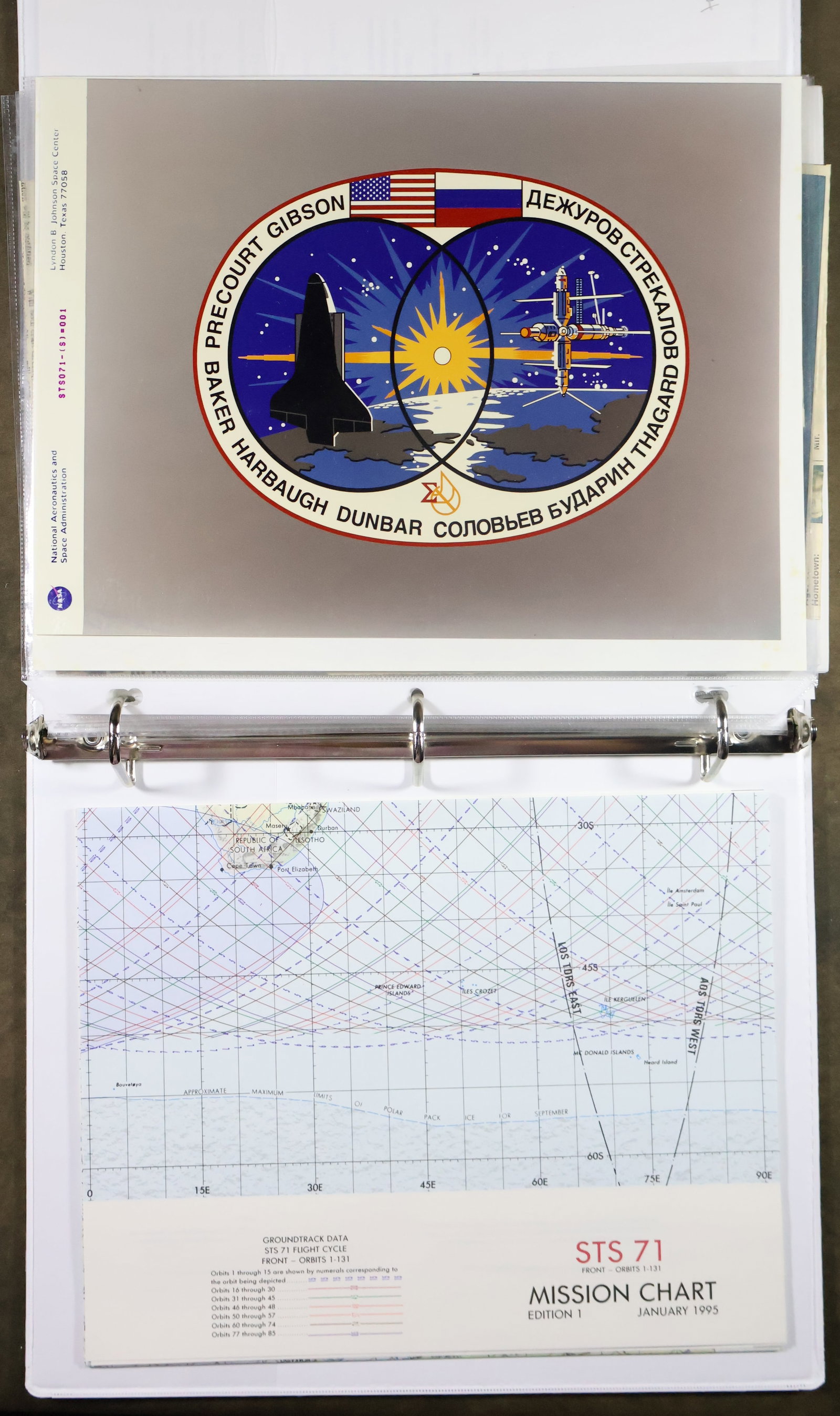 STS-71 Mission Multi Signed Collection - 14