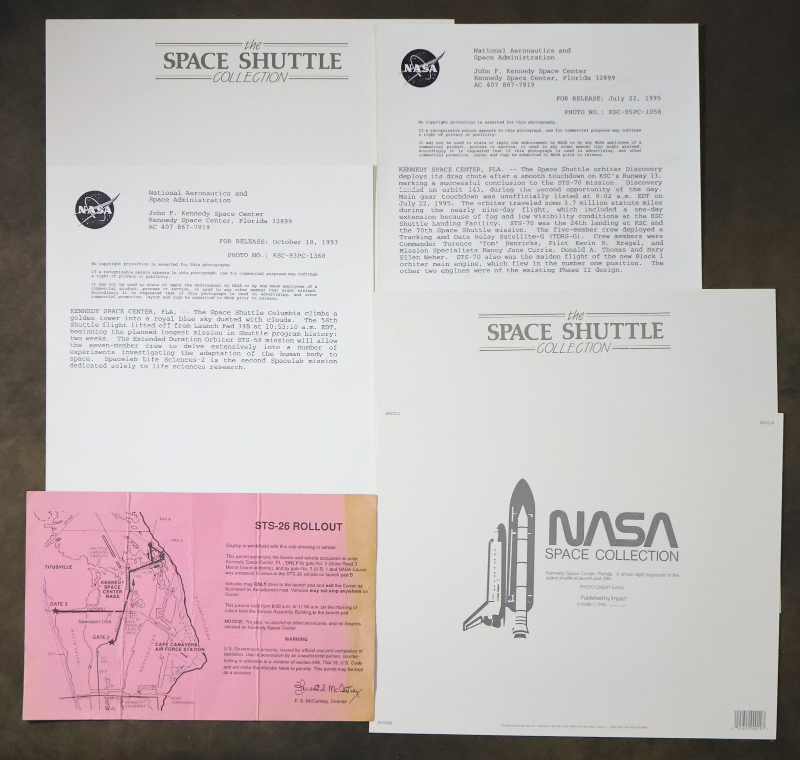 6 - Multi Shuttle Astronaut Signed Items - 4