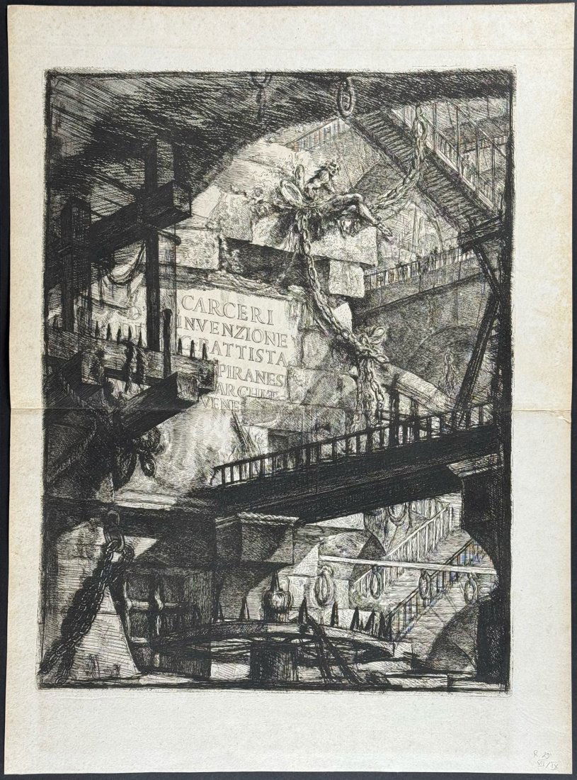 Piranesi, Rare, Large Folio - Frontispiece [Reference Robison 29 (VII/IX)] (1 of 2)