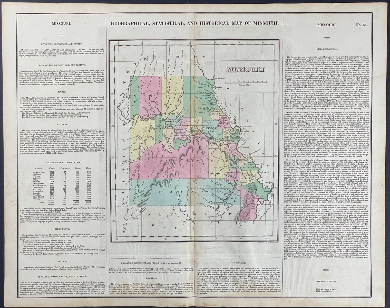 Carey & Lea - Map of Missouri (1 of 1)