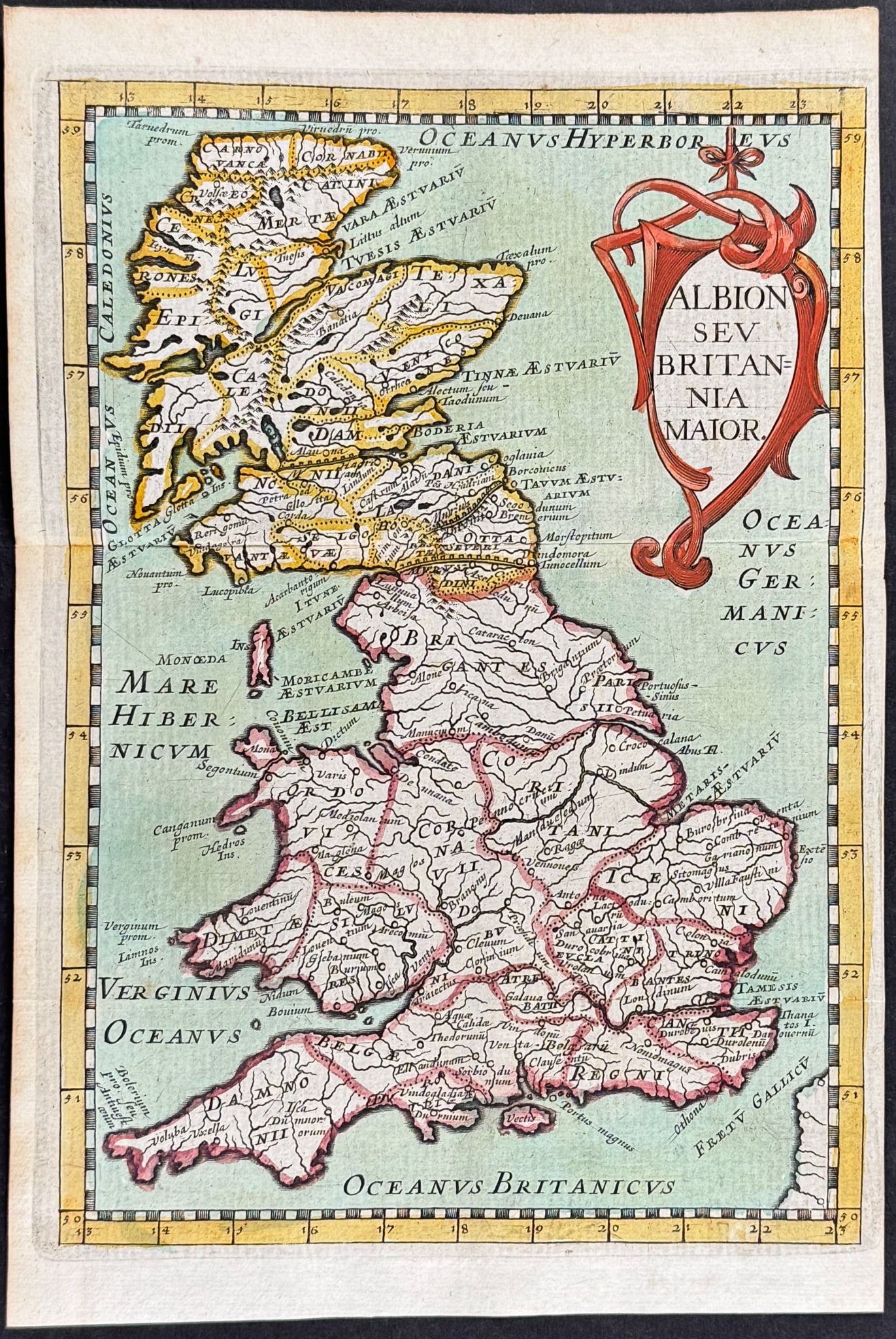 Duval - Map of England or Great Britain (1 of 1)