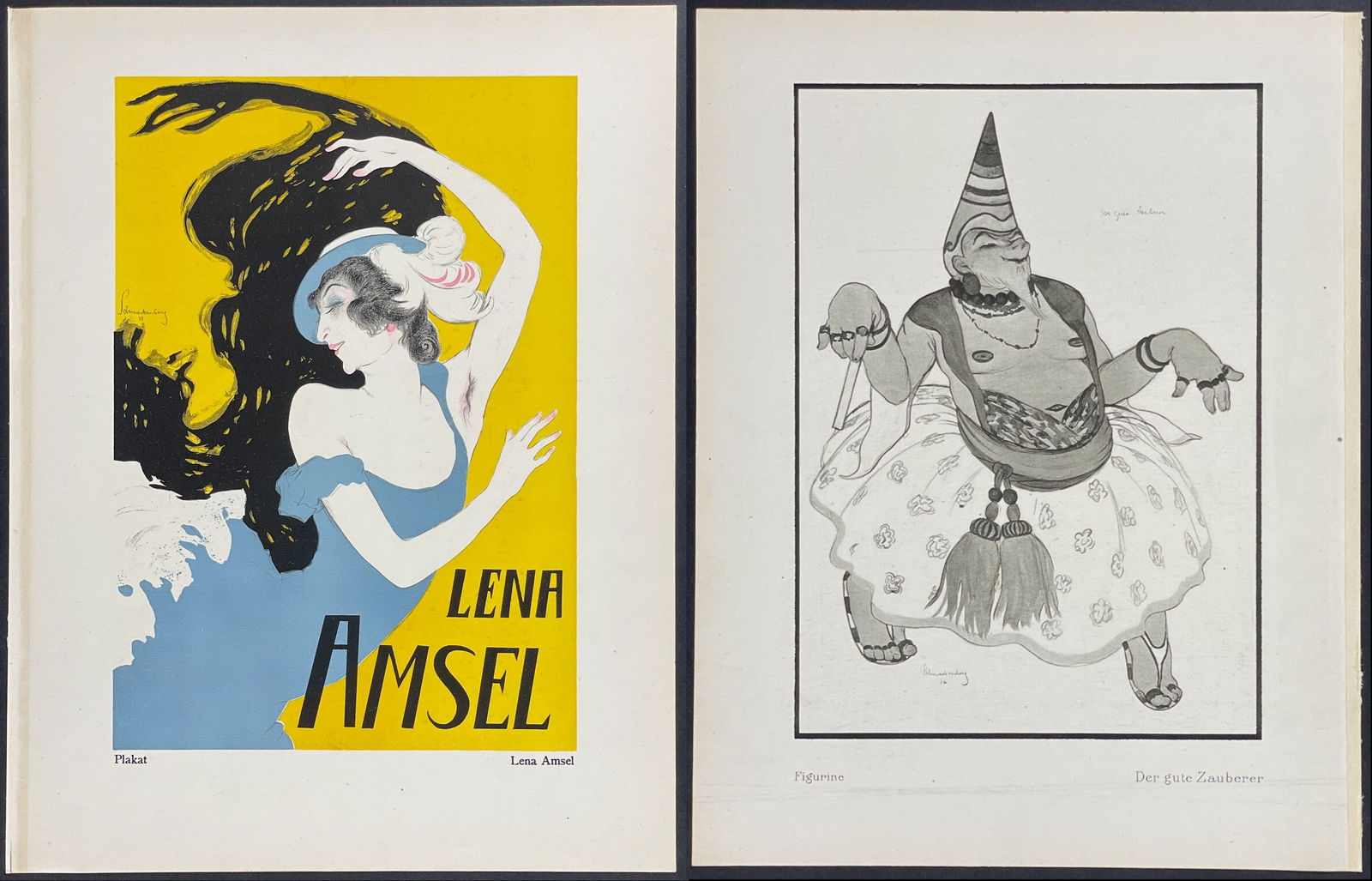 Schnackenberg - 7 Pages Costume Designs (Images to each side) (1 of 15)